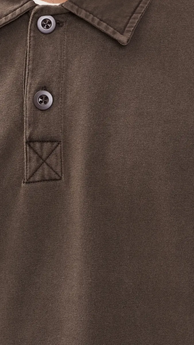 Alex Mill Garment Dyed Rugby Shirt | Thumbnail 6
