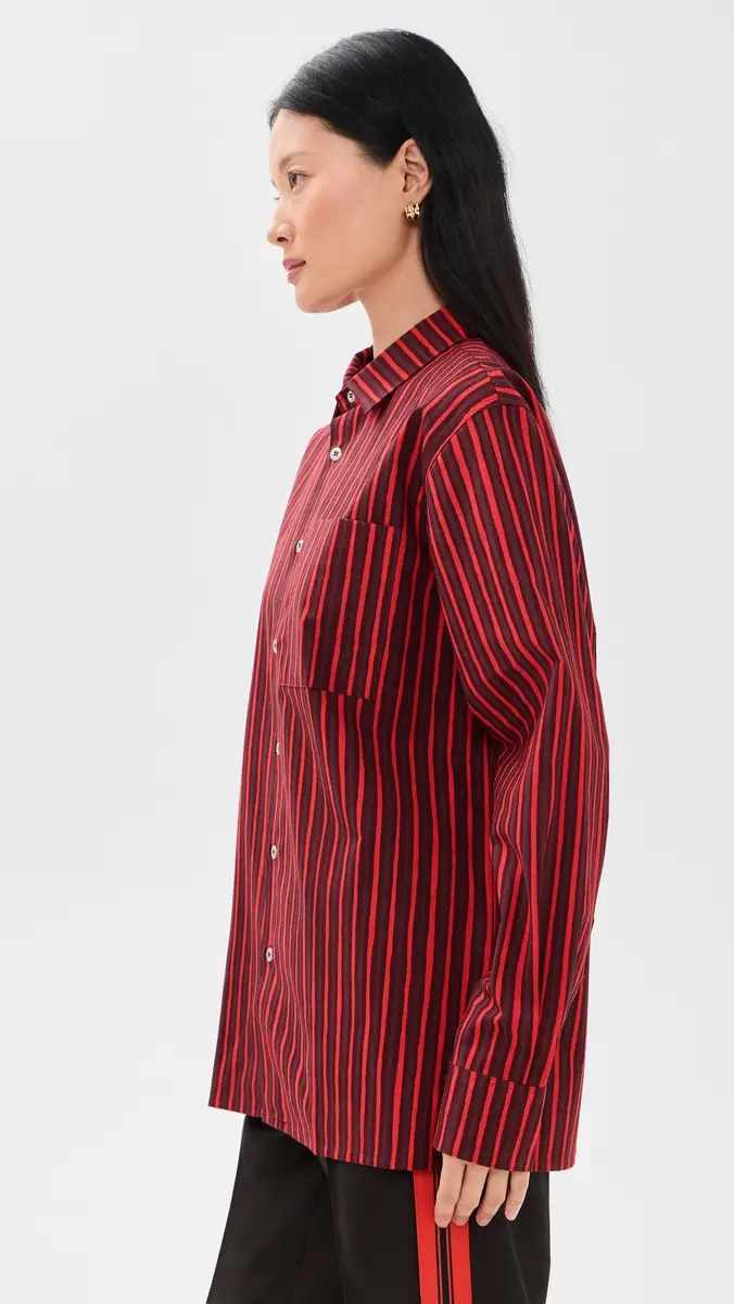 Marimekko Jokapoika Kioski Button Down Shirt | Thumbnail 4 Marimekko Jokapoika Kioski Button Down Shirt | Thumbnail 4