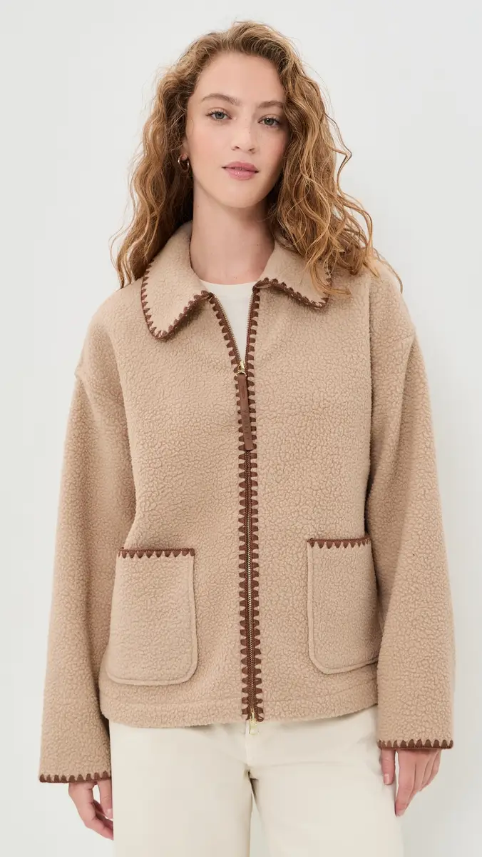 Varley Ruiko Zip Through Fleece Jacket | Thumbnail 2 Varley Ruiko Zip Through Fleece Jacket | Thumbnail 2