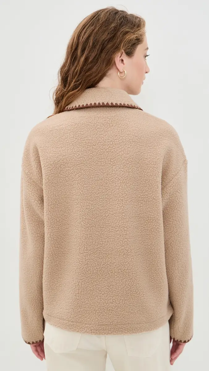 Varley Ruiko Zip Through Fleece Jacket | Thumbnail 3 Varley Ruiko Zip Through Fleece Jacket | Thumbnail 3