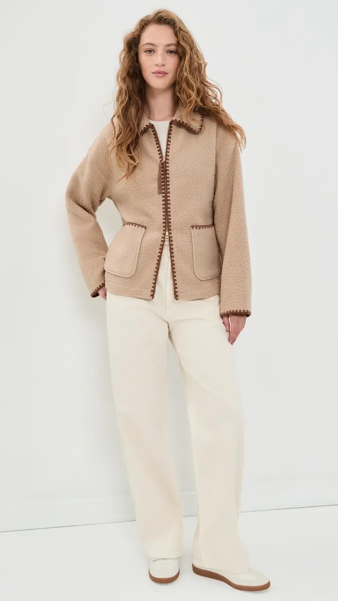 Varley Ruiko Zip Through Fleece Jacket | Thumbnail 5 Varley Ruiko Zip Through Fleece Jacket | Thumbnail 5