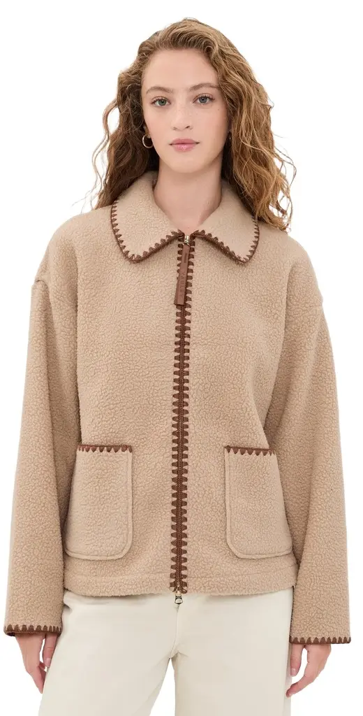 Varley Ruiko Zip Through Fleece Jacket