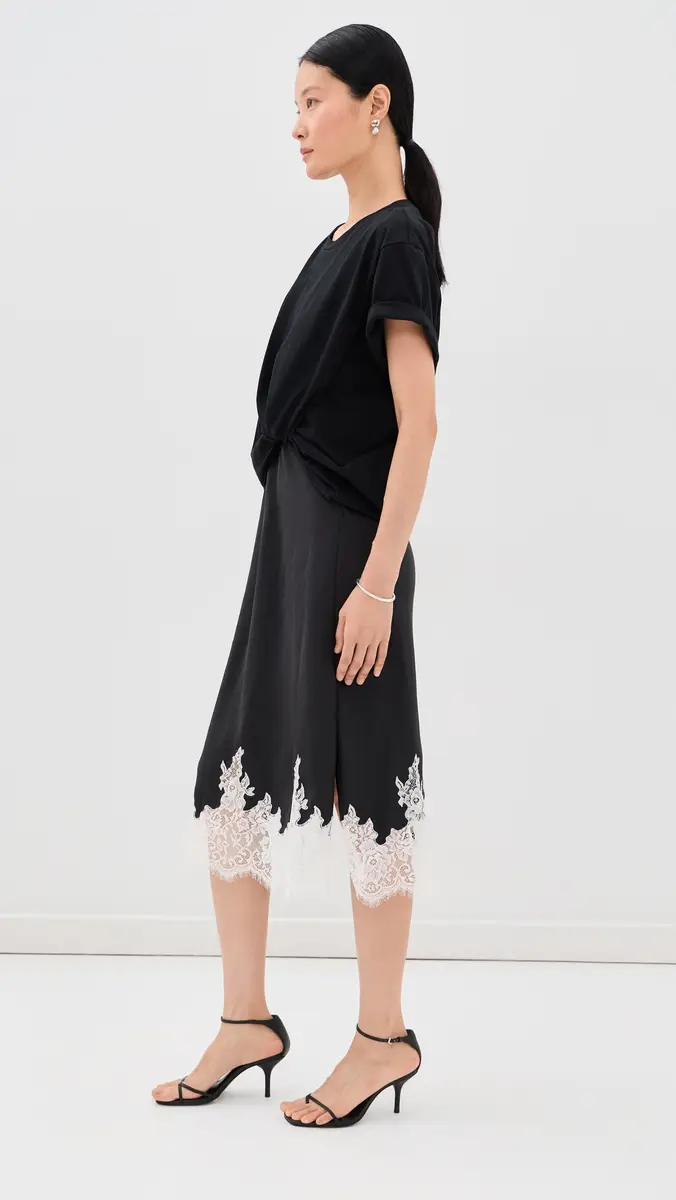 3.1 Phillip Lim Draped T-Shirt Slip Combo Dress | Thumbnail 4 3.1 Phillip Lim Draped T-Shirt Slip Combo Dress | Thumbnail 4