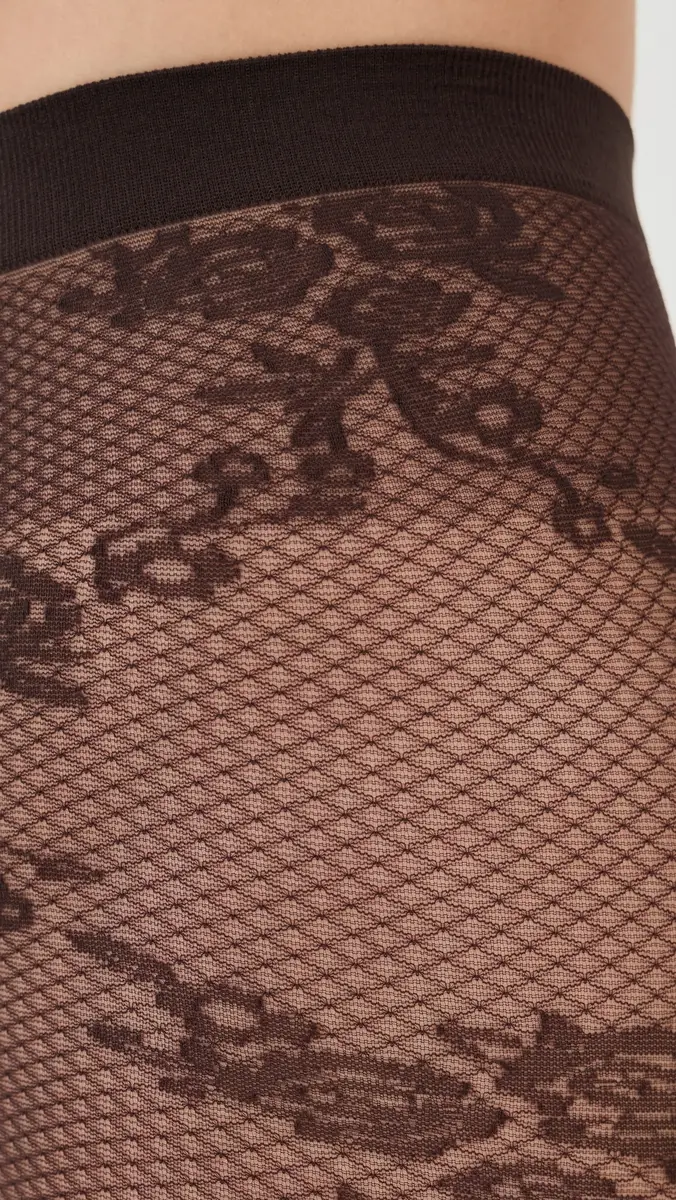 Wolford Floral Lace Tights | Thumbnail 3