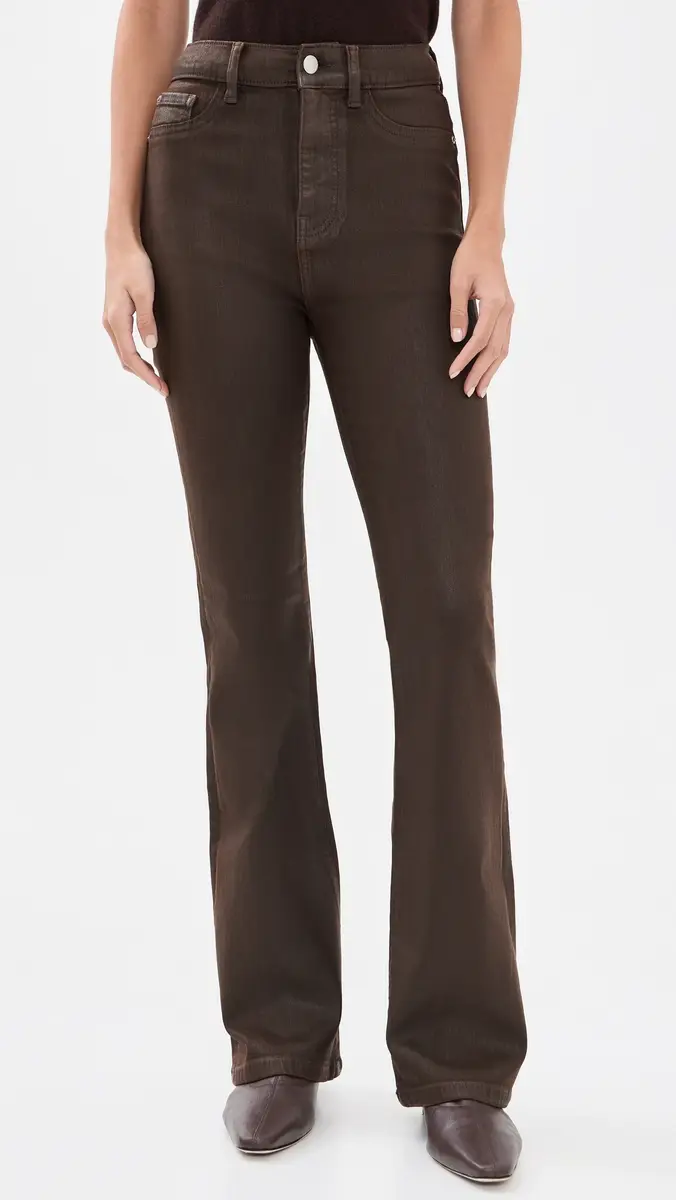 WARP + WEFT The Austin Stretch Coated Bootcut Jeans | Thumbnail 2 WARP + WEFT The Austin Stretch Coated Bootcut Jeans | Thumbnail 2