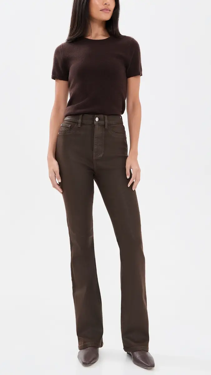 WARP + WEFT The Austin Stretch Coated Bootcut Jeans | Thumbnail 5 WARP + WEFT The Austin Stretch Coated Bootcut Jeans | Thumbnail 5