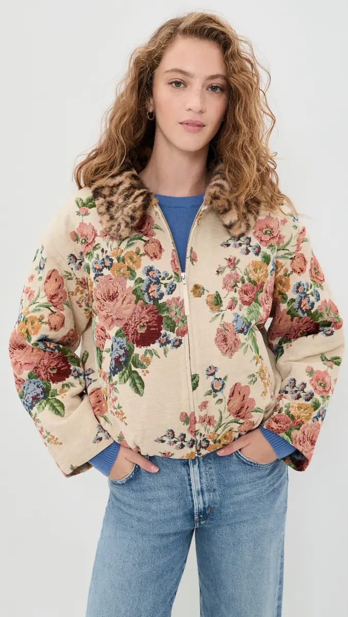 For Love & Lemons Betsy Floral Jacket | Thumbnail 2 For Love & Lemons Betsy Floral Jacket | Thumbnail 2