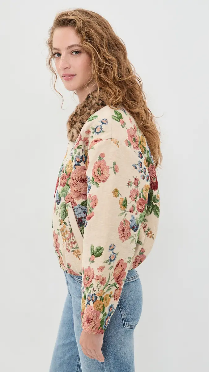 For Love & Lemons Betsy Floral Jacket | Thumbnail 4 For Love & Lemons Betsy Floral Jacket | Thumbnail 4
