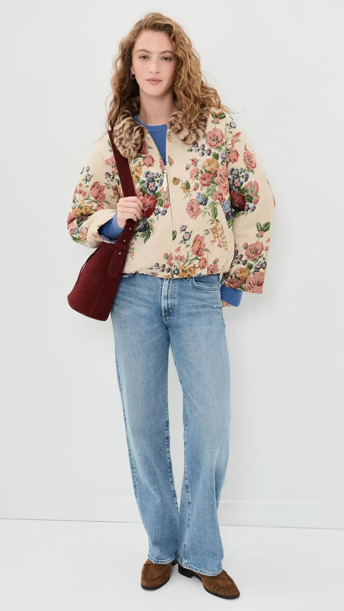 For Love & Lemons Betsy Floral Jacket | Thumbnail 5 For Love & Lemons Betsy Floral Jacket | Thumbnail 5