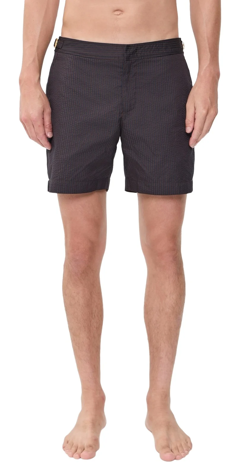 Orlebar Brown Bulldog Tonal Seersucker Swimshorts 6