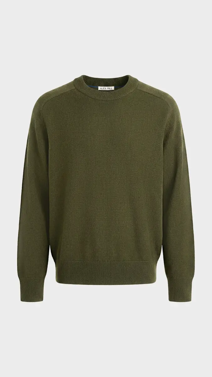 Alex Mill Crewneck Boxy Sweater In Merino Wool | Thumbnail 2 Alex Mill Crewneck Boxy Sweater In Merino Wool | Thumbnail 2