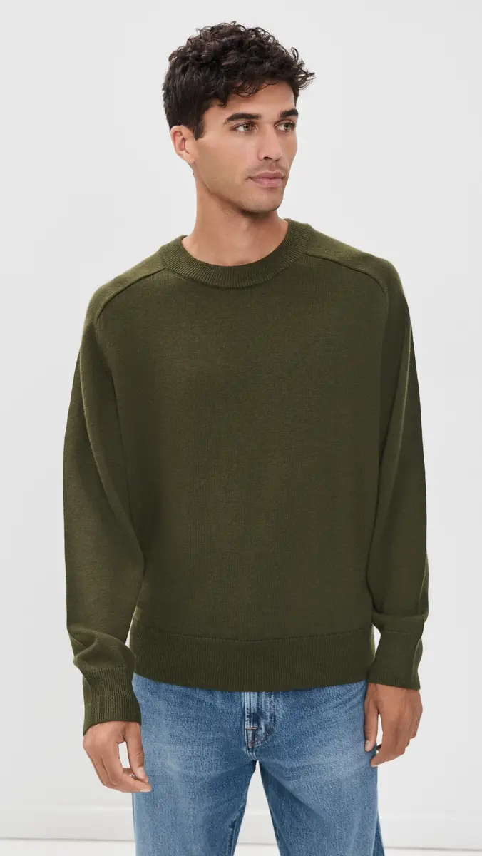 Alex Mill Crewneck Boxy Sweater In Merino Wool | Thumbnail 3 Alex Mill Crewneck Boxy Sweater In Merino Wool | Thumbnail 3