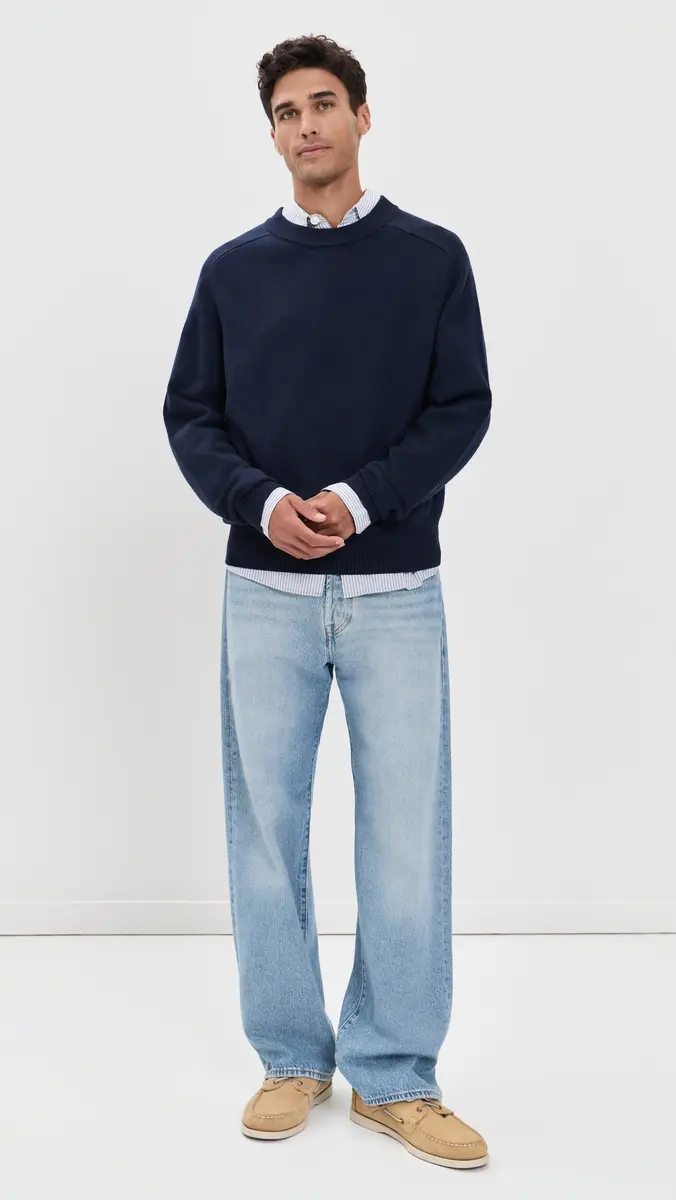Alex Mill Crewneck Boxy Sweater In Merino Wool | Thumbnail 5 Alex Mill Crewneck Boxy Sweater In Merino Wool | Thumbnail 5