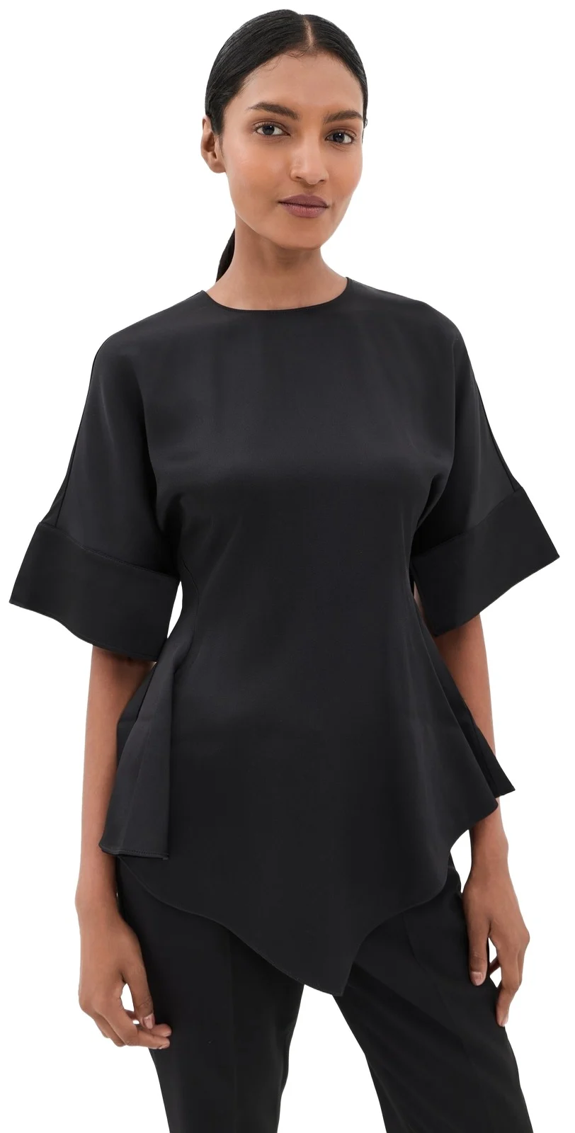 Stella McCartney Ruffled Satin Top
