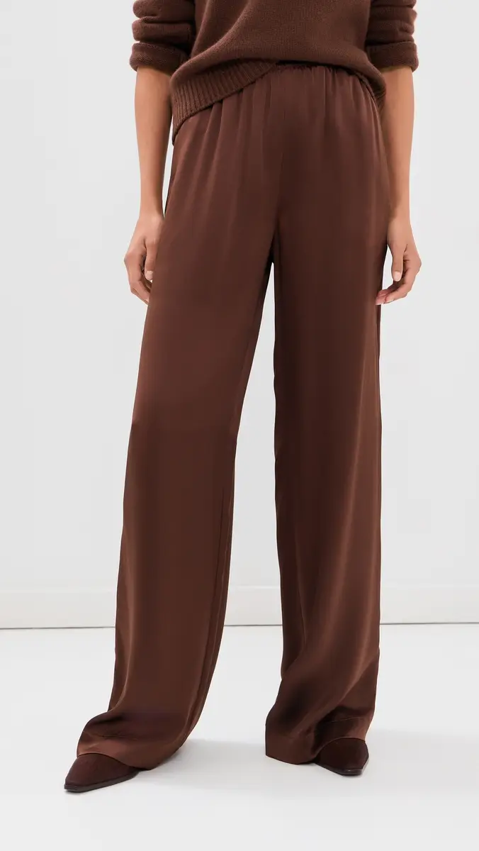 Sablyn Lexi Lower Rise Relaxed Pull On Silk Pants | Thumbnail 2 Sablyn Lexi Lower Rise Relaxed Pull On Silk Pants | Thumbnail 2