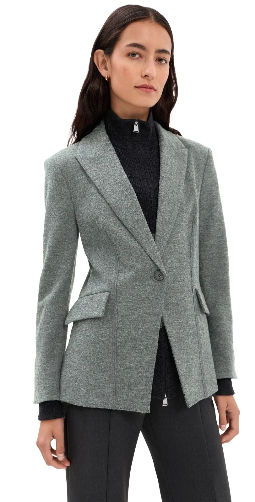 Simkhai Auden Knit Combo Blazer