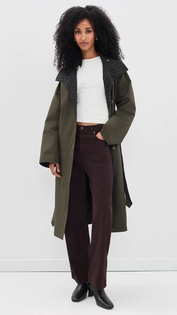 Line & Dot Palmer Reversible Trench Coat | Thumbnail 5 Line & Dot Palmer Reversible Trench Coat | Thumbnail 5