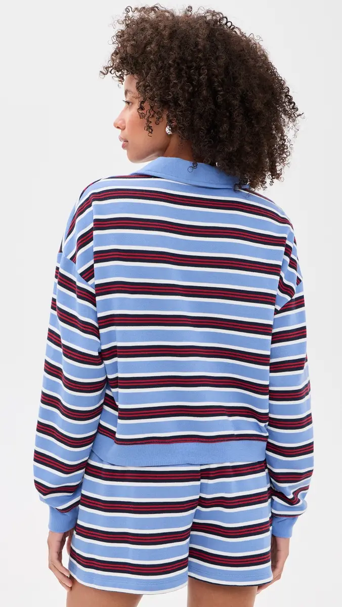 Z Supply Low Key Stripe Polo | Thumbnail 3 Z Supply Low Key Stripe Polo | Thumbnail 3
