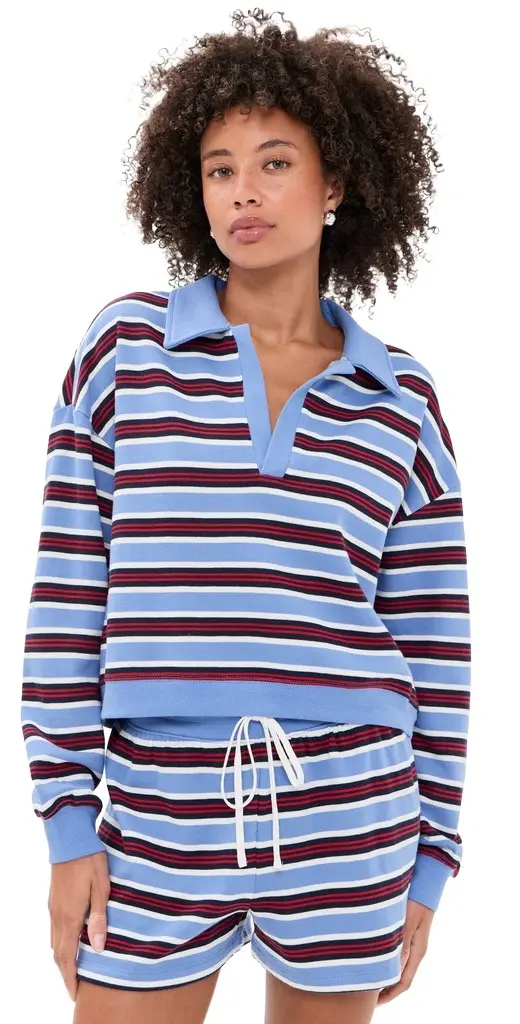 Z Supply Low Key Stripe Polo