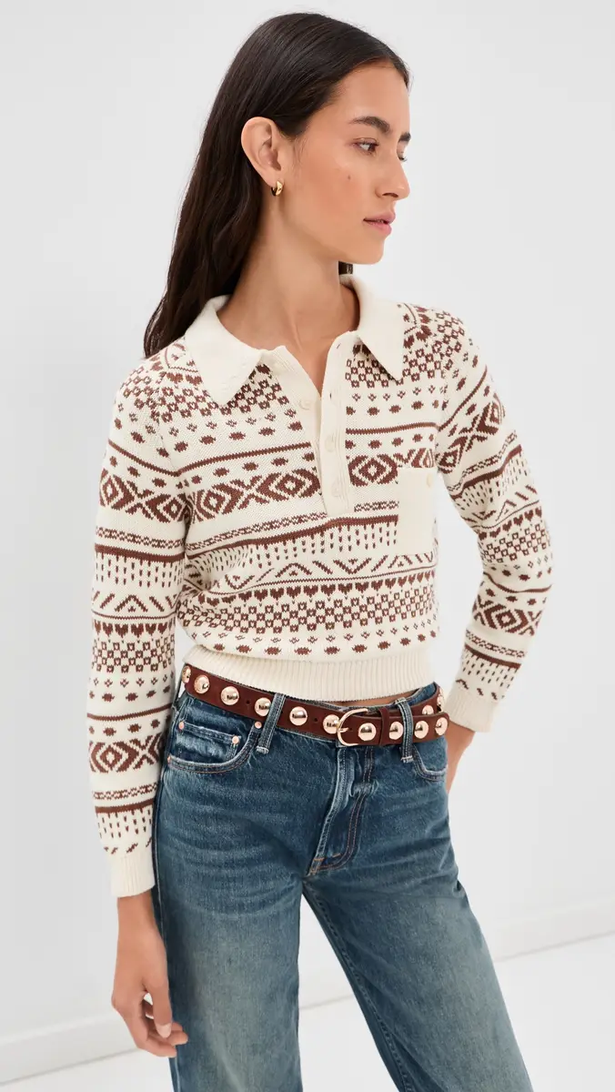 ALIX OF BOHEMIA Liza Frost Fair Isle Top | Thumbnail 2