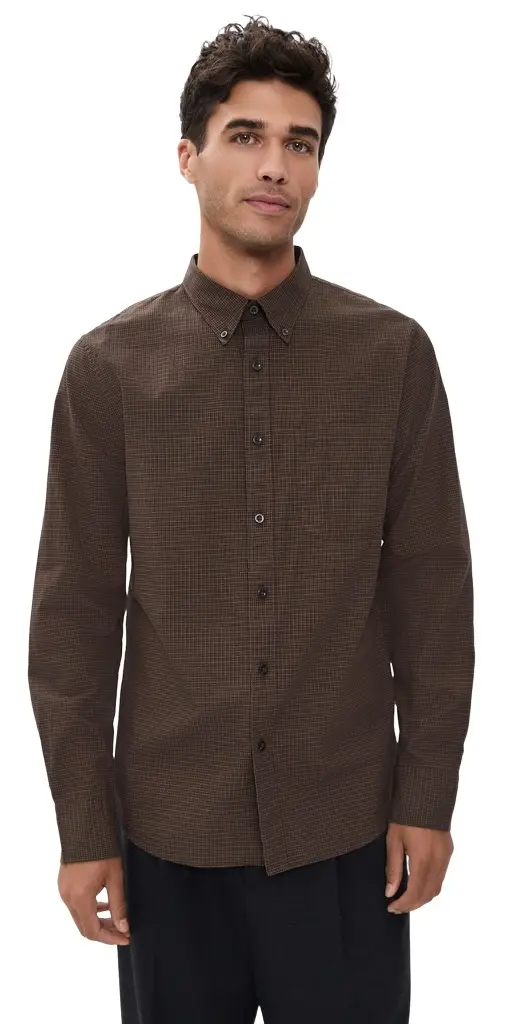 Carnes Plaid Button Down Shirt Carnes Plaid Button Down Shirt