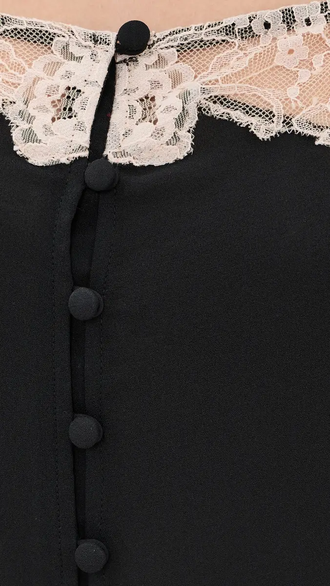 Fleur du Mal Juliet Button Silk Slip | Thumbnail 6