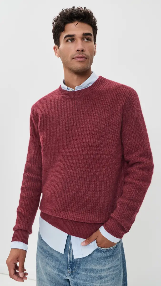 Alex Mill Washed Cashmere Jordan Sweater | Thumbnail 2 Alex Mill Washed Cashmere Jordan Sweater | Thumbnail 2