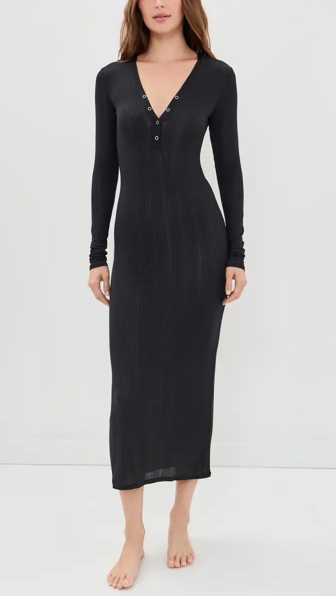 Negative Whipped Henley Sleep Dress | Thumbnail 2 Negative Whipped Henley Sleep Dress | Thumbnail 2