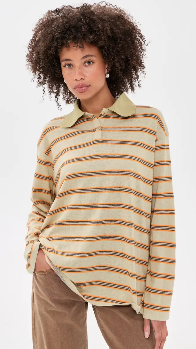 VRG GRL Kinsley Polo Top | Thumbnail 2 VRG GRL Kinsley Polo Top | Thumbnail 2