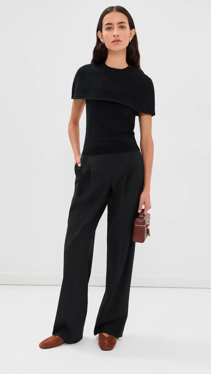Simkhai Yuki Short Sleeve Cashmere Cape Top | Thumbnail 6 Simkhai Yuki Short Sleeve Cashmere Cape Top | Thumbnail 6