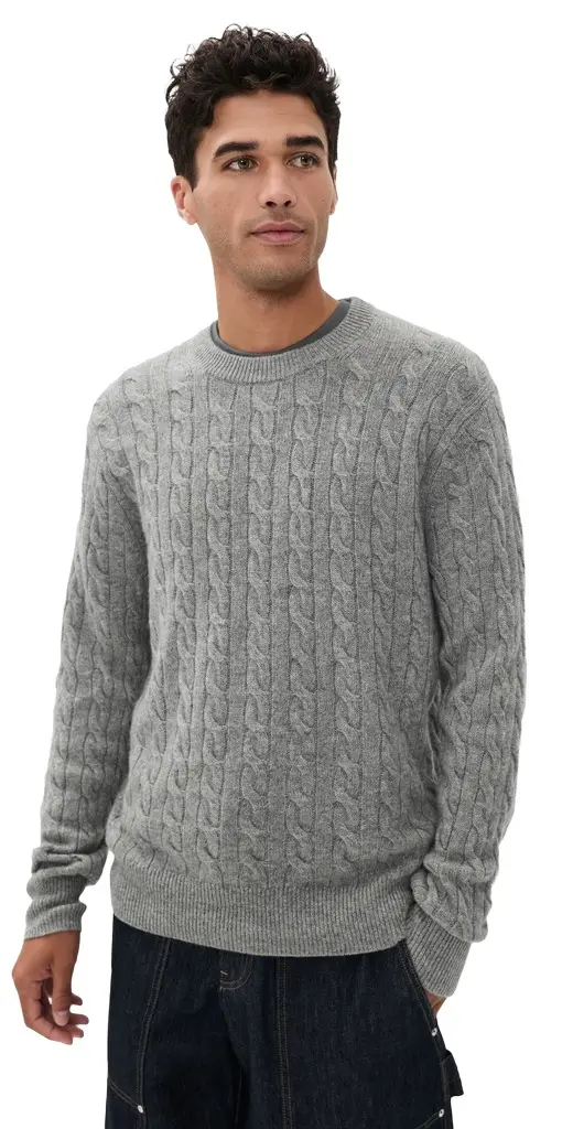 Alex Mill Jordan Cable Cashmere Sweater