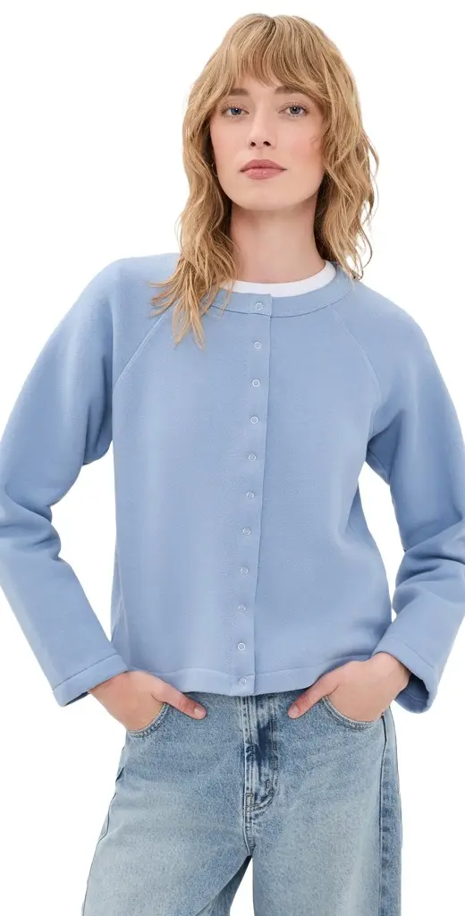 B SIDES Snap Cardigan