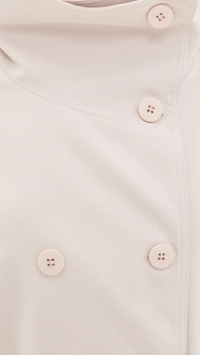 LIONESS Blanc Cropped Trench Coat | Thumbnail 6 LIONESS Blanc Cropped Trench Coat | Thumbnail 6