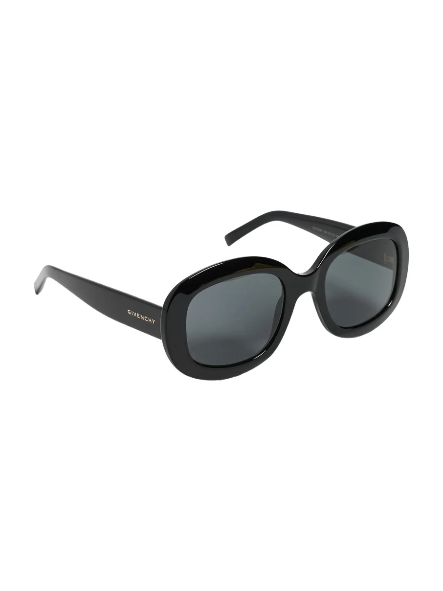 Givenchy City Geometric Sunglasses Shiny Black / Smoke
