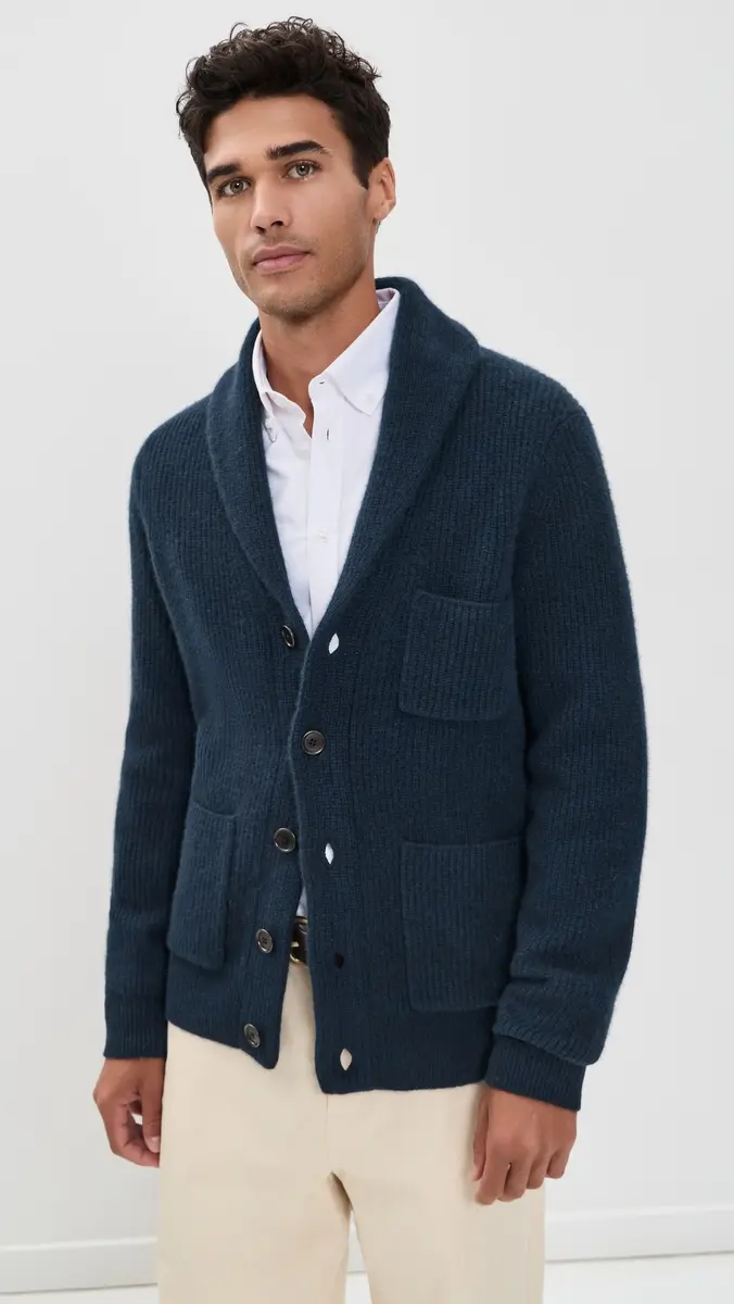 Alex Mill Shawl Collar Cashmere Cardigan | Thumbnail 2 Alex Mill Shawl Collar Cashmere Cardigan | Thumbnail 2