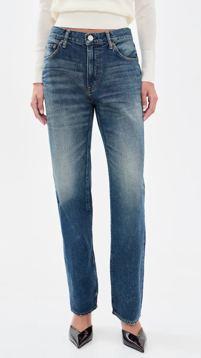 Moussy Vintage Leyden Straight Jeans | Thumbnail 2 Moussy Vintage Leyden Straight Jeans | Thumbnail 2