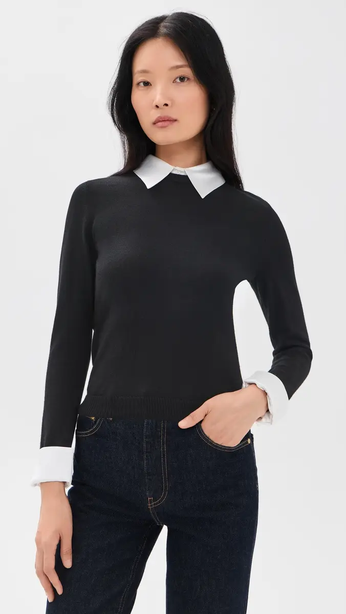 Alice + Olivia Porla Collared Sweater | Thumbnail 2 Alice + Olivia Porla Collared Sweater | Thumbnail 2