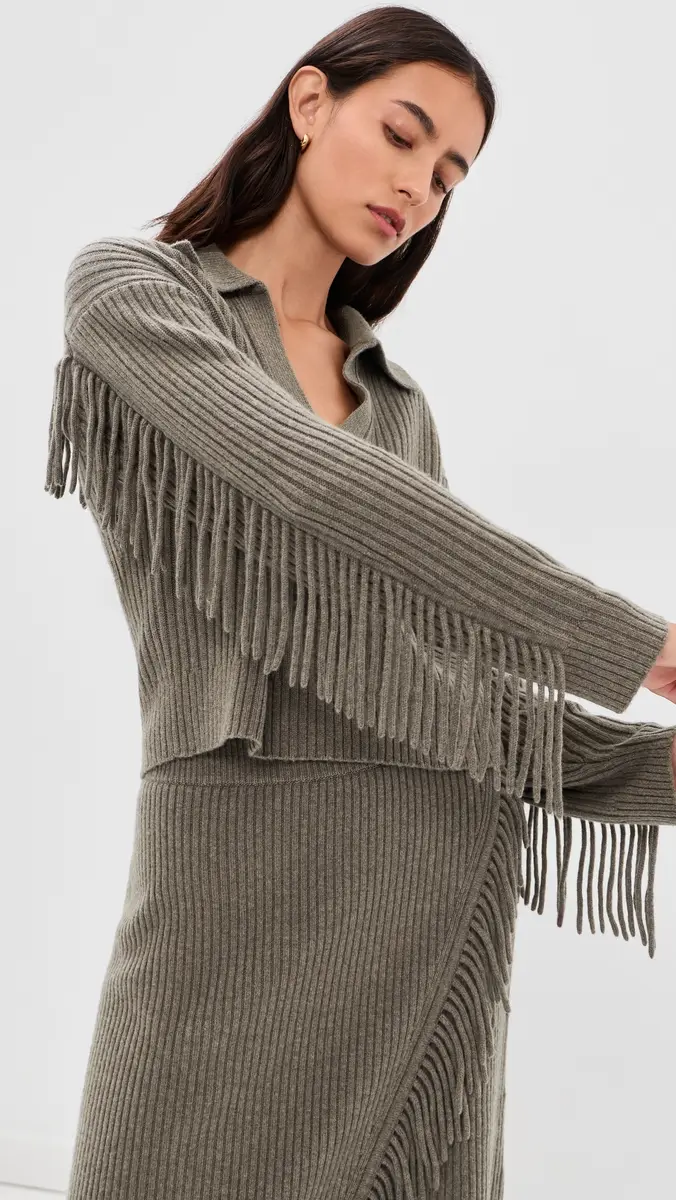 Simkhai Natalia Collared Sweater | Thumbnail 2