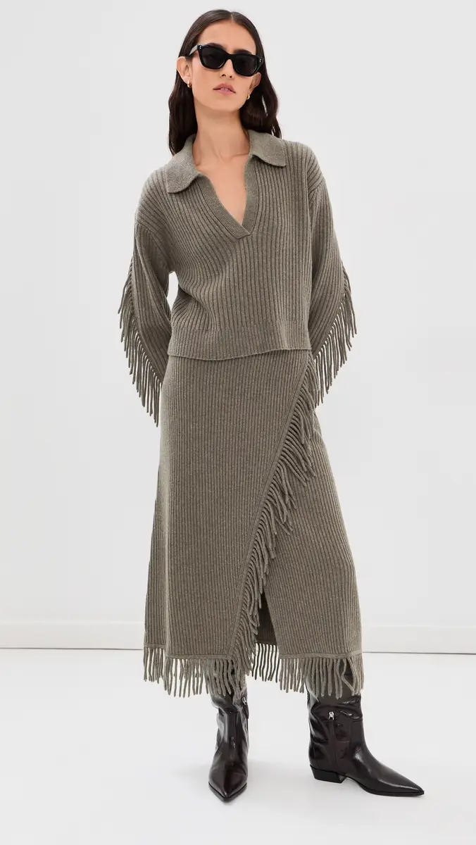 Simkhai Natalia Collared Sweater | Thumbnail 5