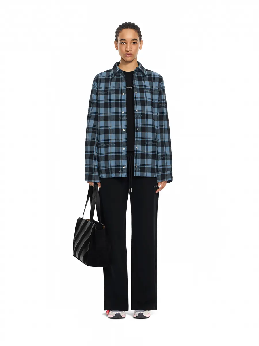 Off-White Check Flannel Padded Overshirt | Thumbnail 2