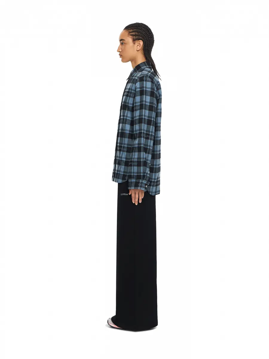 Off-White Check Flannel Padded Overshirt | Thumbnail 3