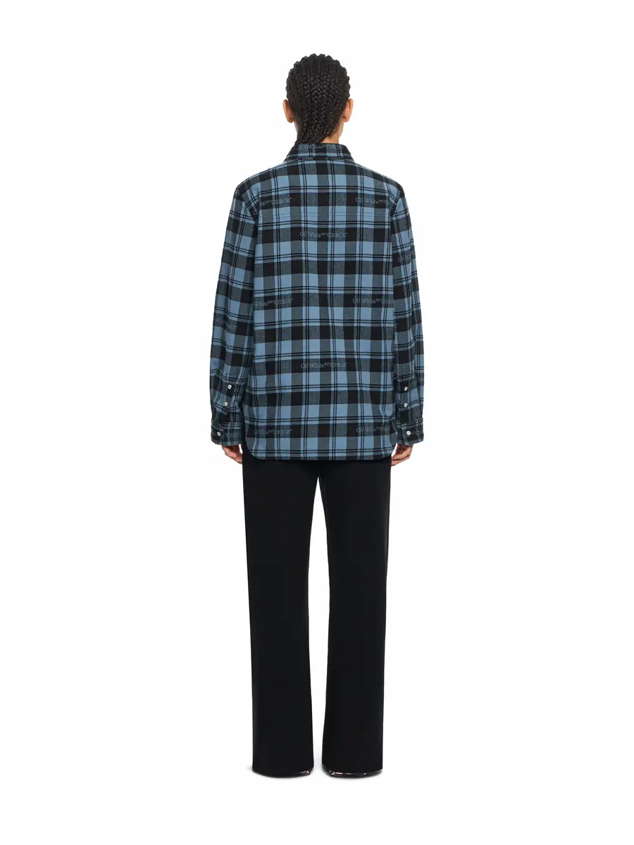 Off-White Check Flannel Padded Overshirt | Thumbnail 4