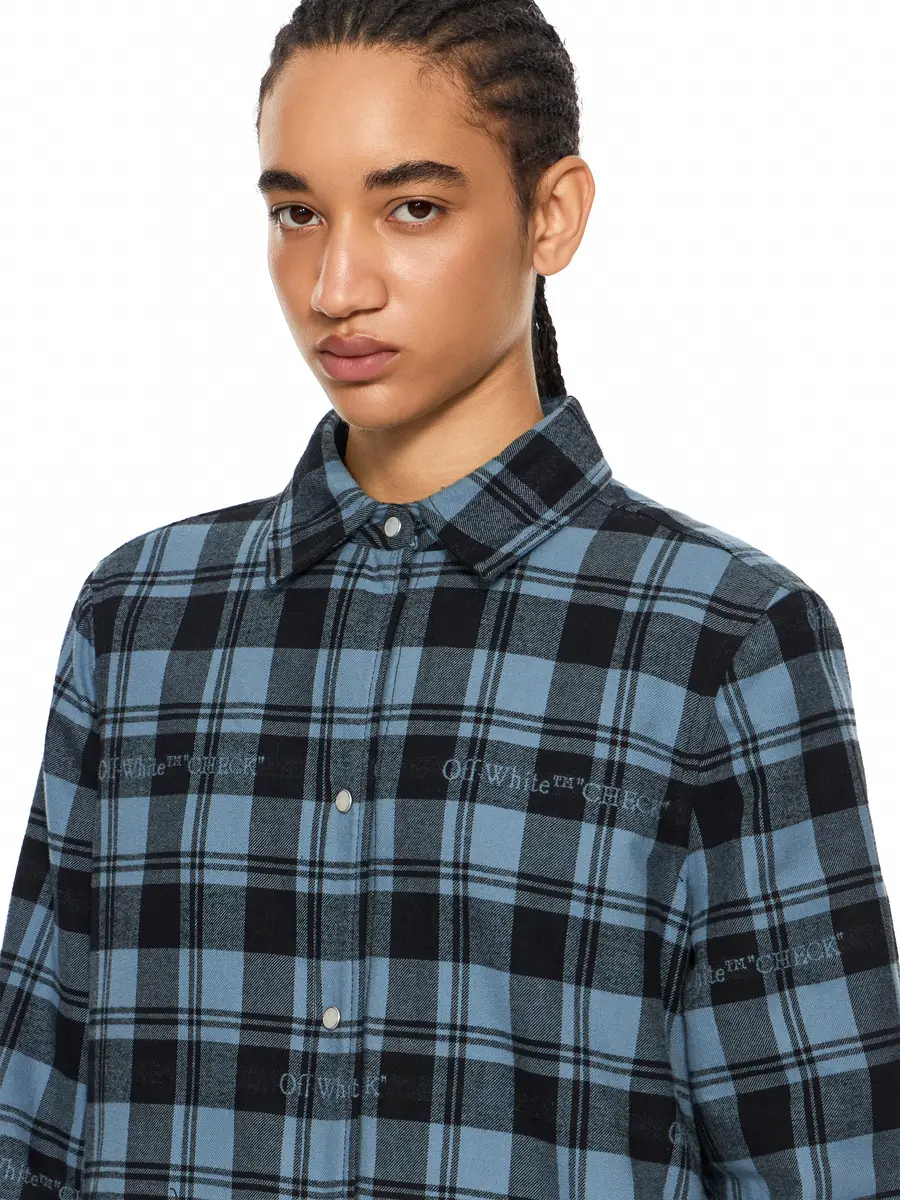 Off-White Check Flannel Padded Overshirt | Thumbnail 5
