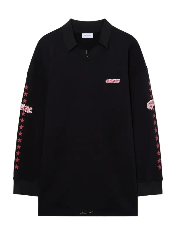 Off White Star Polo Sweatdress Off White Star Polo Sweatdress