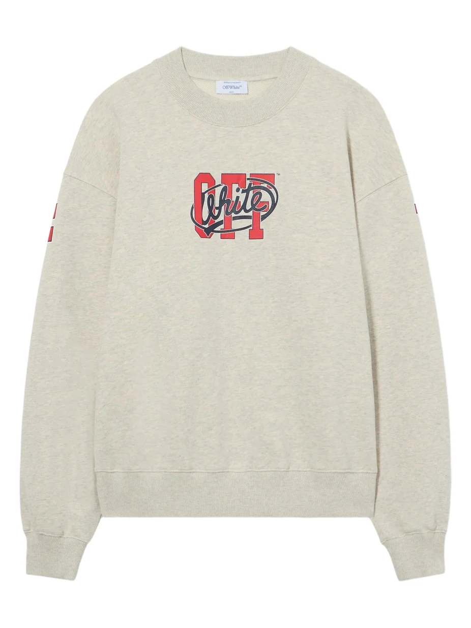 Off College Oversized Crewneck