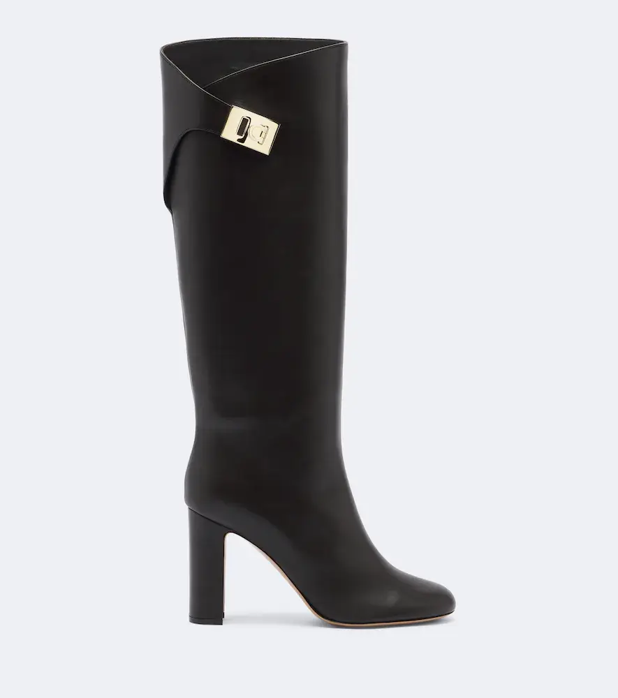 Ferragamo Leather knee-high boots | Thumbnail 3 Ferragamo Leather knee-high boots | Thumbnail 3