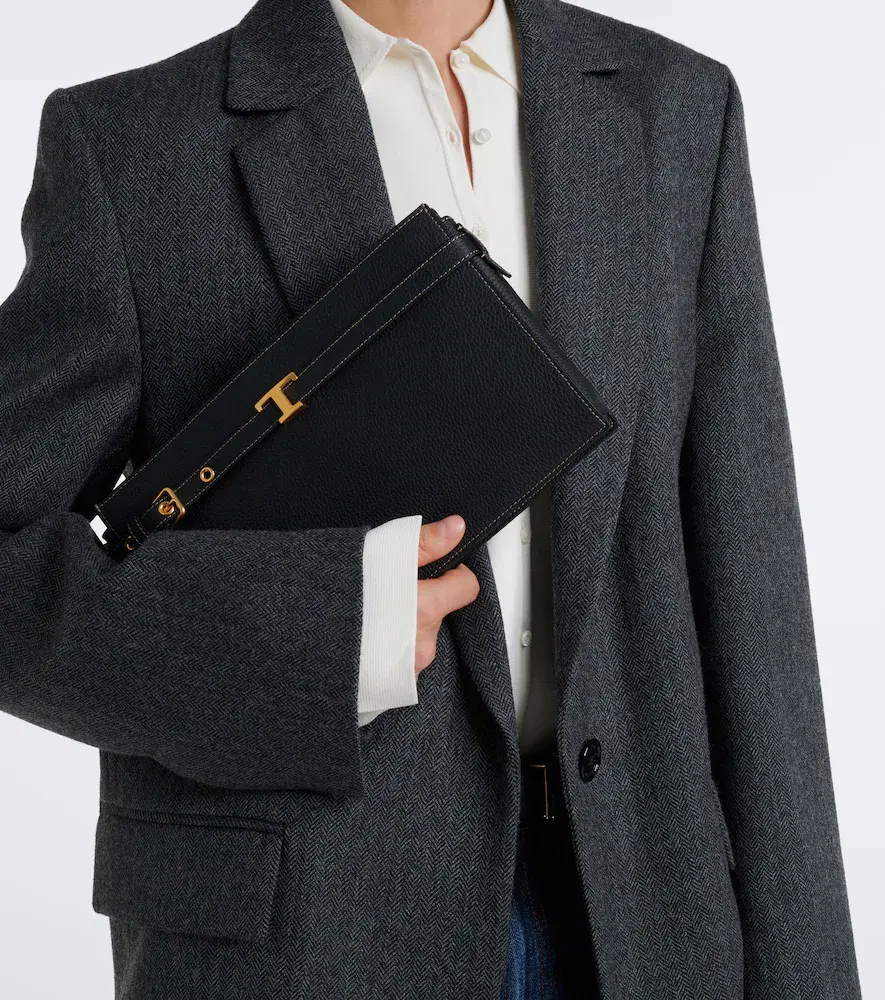 Tod's T Signature Small leather clutch | Thumbnail 7