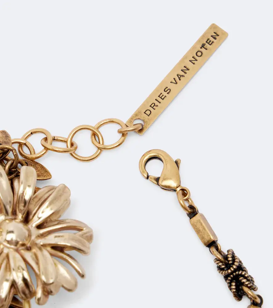 Dries Van Noten Floral embellished bracelet | Thumbnail 2 Dries Van Noten Floral embellished bracelet | Thumbnail 2