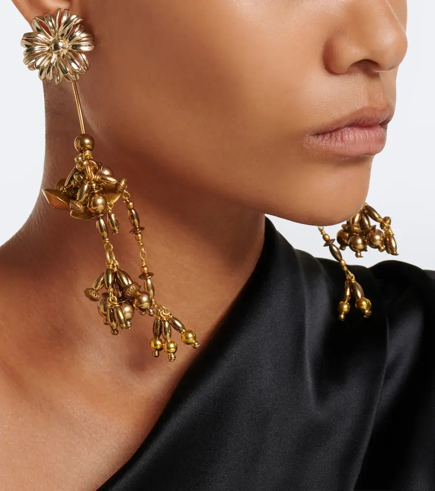 Dries Van Noten Embellished drop earrings | Thumbnail 5 Dries Van Noten Embellished drop earrings | Thumbnail 5