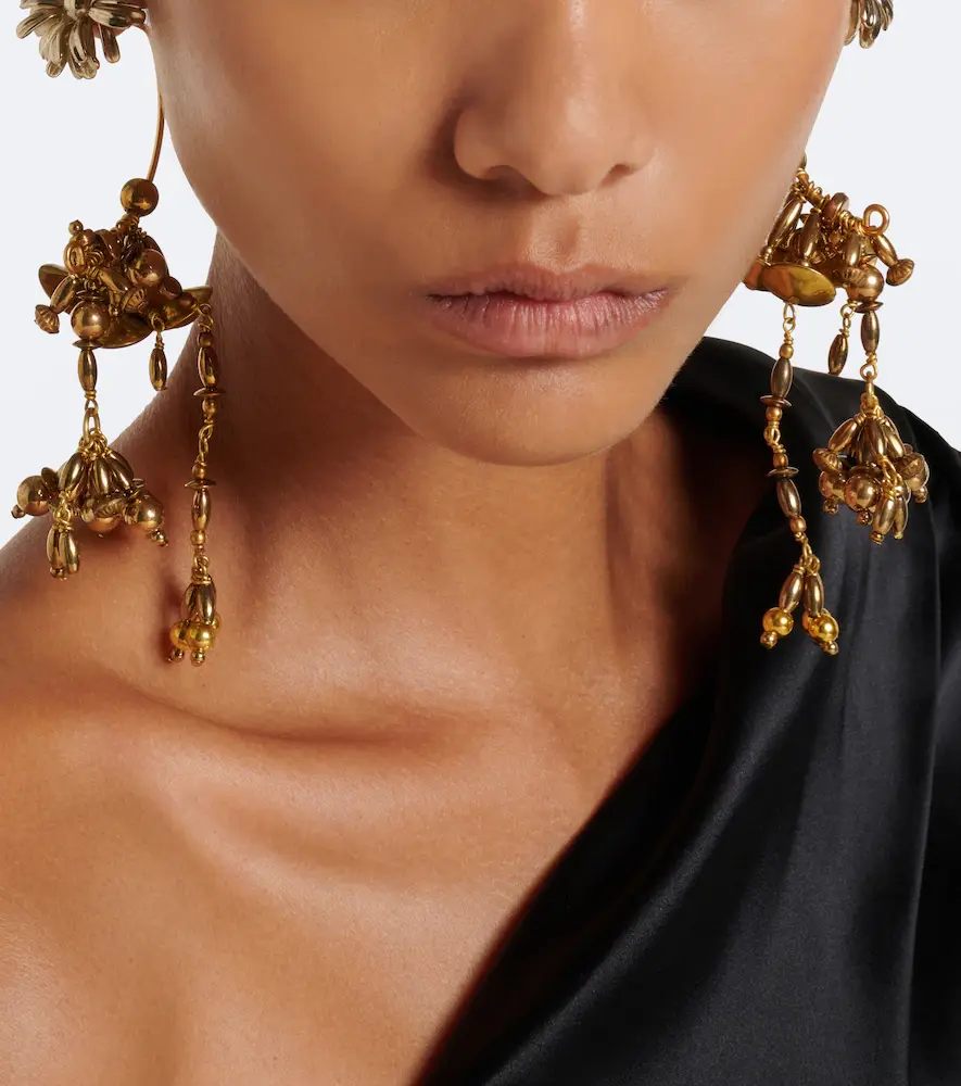 Dries Van Noten Embellished drop earrings | Thumbnail 6 Dries Van Noten Embellished drop earrings | Thumbnail 6